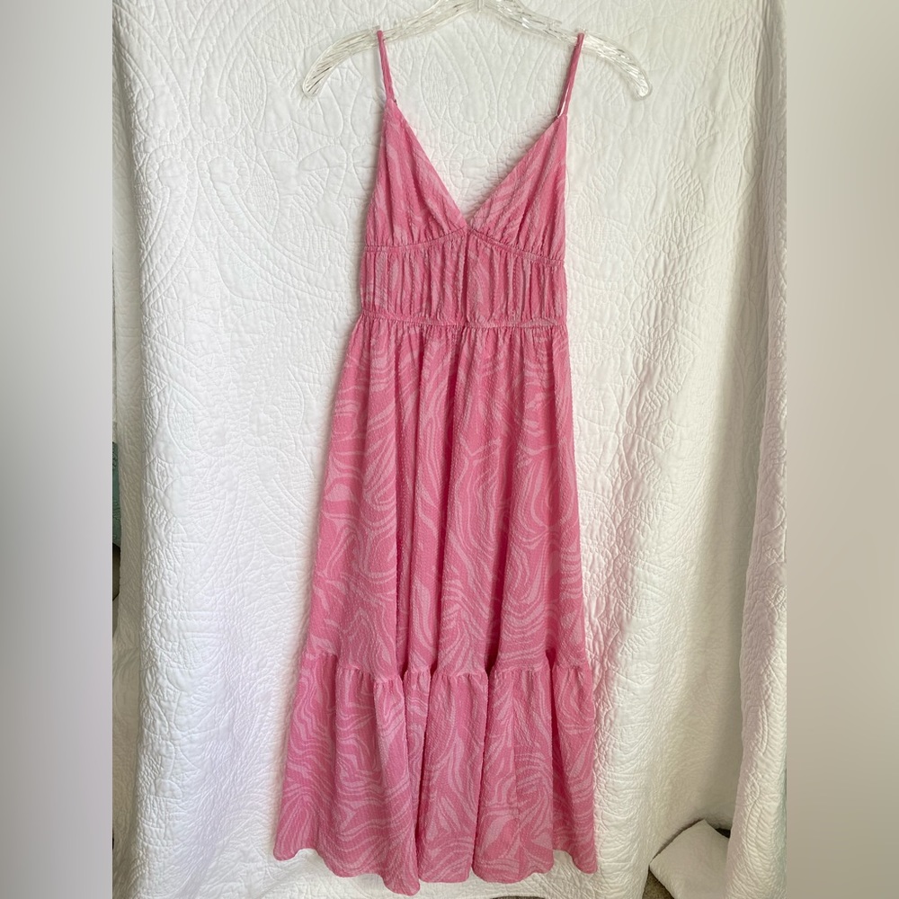XXS Pink H&M maxi dress. NWT.